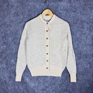 Vintage Cardigan Sweater Size Small Woolrich Classic Wool Birdseye Button Up S